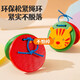 Cvoston Wooden Speaker Board Orff Early Education Music Toys Children's Percussion Instrument Hand Clapper Baby Baby Dada Round Dance Board Teaching Aids [2 packs] Random