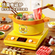 Xidici Children's House Playing Mini Kitchen Cooking Toys Girls Simulation Sound and Photo Induction Cooking Birthday Gift