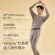 Goldlion Autumn Clothes and Autumn Pants Men's Wool Lock Warm Underwear Men's Round Neck Slim Bottoming Shirt Basic Bottoming Warm Set