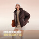 Bosideng 25-year-old down jacket for women winter 90 velvet thickened hooded loose short casual all-match warm jacket