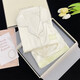 Ran Yilan's same style of Champagne Xiling Xiaoqing Ice Silk Pajamas for Women in Summer Short Sleeve Set Thin Girl Contrast Two-Piece Set #yx-9214 XL X131-145Jin[Jin equals 0.5 kg]