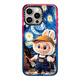 Case -Joint -Name für iPhone Apple 16Promax Mobiltelefon Hülle 16/14/13 Mobiltelefongehäuse 16plus Ölmalerei Hülle [CS#15688 Ölmalerei Starry Sky Rabubu] Echtes Schwarzes Spiegel iPhone 16 Pro Max