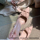 
Feiyao 6cm nude high-heeled sandals for women, summer wedding shoes, versatile skirt, high-end and atmospheric 37 high-heeled sandals-nude 6cm