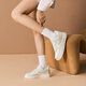 耐克（NIKE）女鞋休闲鞋夏季新款AIR FORCE 1'07 AF1空军一号板鞋耐磨运动鞋 IB3881-001 白/金属银/微粒粉 40