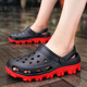 Xuanyuan large size hole shoes 47-49 men's special sandals summer breathable non-slip dual-purpose slippers plus fat plus larger sandals S9859 white 39