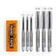 Fuji Imported HTD Fuji Brand Straight Slot Hand Screw Tap Metric Imperial SKS2 Screw Tap Three Pack -------The following are all metric threads-------