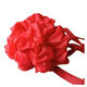 Big red flower hand-tied flower tombstone flower red cloth silk cloth Qingming tomb sweeping tomb encrypted multi-layered flower pattern 45 cm in diameter five layers of big red flower