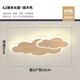 Er Jiagong Yunduo Schlafzimmer Lampe LED Deckenlampe moderne einfache, romantische kreative Raumlampe für Jungen und Mädchen 6296 Models 65 cm [Full Spectrum] Wuxi