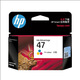 
HP (HP) No. 47 original ink cartridges are suitable for HP4800 series printers such as 4877/4828/4825, etc. 47 black color set, print volume 2,000 pieces