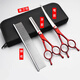 Tanizaki pet grooming scissors, universal professional 7-inch shearing tool for cats and dogs, safe and anti-poke design, complete set of deep grooming