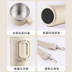EATKM thermos cup large size large capacity high-value portable outdoor hot water kettle dormitory student home travel elegant white 2000ml about 4 Jin [Jin equals 0.5 kg] water delivery strap