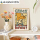 
Keith Harlem Pop style abstract graffiti decorative painting niche trendy bedroom bedside hanging painting restaurant art mural JD15868 35*50cm