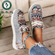 Woodpecker 2025 summer new canvas shoes lace-up loafers women's shoes versatile flat casual shoes mother shoes single shoes women's shoes black 37
