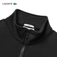 LACOSTE crocodile français hommes et femmes même style 25 automne et hiver nouvelle mode sweat-shirt à demi-zip | SH2735 031/noir M