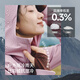 蕉下（beneunder）外套女气绒棉服中暖弹力连帽户外运动秋冬CL231蓝烟灰L