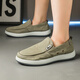 JETRAM men's shoes 2025 new summer thin soft sole lightweight non-slip breathable mesh shoes steadily casual cloth shoes YW-1473 military green 44