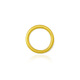 Slightly gifted gold-coated silver ancient method inheritance plain ring ring for three lives and three generations couple ring light luxury tail ring fashion holiday gift No. 6 plain ring ancient method ring gold about 0.1