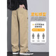 Mr. Bu American work pants for men in spring and summer new loose straight paratrooper pants army green charge sports wide-leg casual pants 9856 army green M 90-105Jin[Jin equals 0.5 kg]