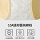 Yalu 4 women's underwear for women's mid-high waist A cotton large size fat mm10A antibacterial pure cotton crotch without hip clipping panties XL