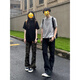 Katuchi American High Street Design Camouflage Hosen Herren Sommer Trendy Retro Straight HipHop Micro-Gloss Workwear Jeans Camouflage XL