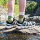 ANTA children's sandals, boys' shoes, 2026 summer new outdoor water and land tracing shoes, Baotou anti-collision beach shoes, black/ice crystal green-2 33 size