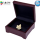 Eoep Herren Brosche Gold/Silber Gold Plattiermaterial Herrenbrosche Anzug Brosche Herrenkragen Nadel Silber Hyacinth Brosche + Cufflink Set