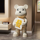 BHM violent bear ornaments living room TV cabinet sofa large floor-standing decoration high-end atmospheric moving housewarming gift Fortune Baifu violent bear + black base