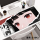 Ruqinlian black and white comic style mouse pads for super large men and women personalized workstation office computer desk pads rubber pads keyboard pads smooth thickened lock edge wrist guard pads non-slip and wear-resistant 15844 [thickened lock edge, skin-friendly and smooth] length 1000mmX width 500mmX thickness 2mm