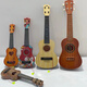 
GQP Children's Ukulele Small Guitar Large Size Playing Simulation Beginner Music Instrument Baby Music Toy Model Imitation Mahogany 38cm