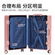 Beijing-sifizierter hochwertiger Aluminiumrahmen-Koffer-Trolley-Hülle Studenten Koffer Koffer Passwort Lederbox Roségold 20 Zoll