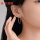 Liuguifu Jewelry Platinum Earrings Jianfeng pt950 Platinum Earrings Fashion Earrings PT0200080 3.3g