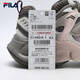 Chaussures pour femmes officielles Fila, chaussures de papa, chaussures de sport, 2025 chaussures neuves automne, chaussures de champignons à semelles épaisses, chaussures décontractées, cendres de charbon flottantes / agate blanc grey-cc 36