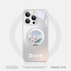 
Disney (Disney) Stilt Apple phone case magnetic belt bracket rotating finger ring buckle fulcrum shell new cute cartoon suitable for women's full-inclusive anti-fall protection case silver bracket [sand pink] Stilt-ZBL15904G iPhone16