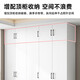 Feimuda package installation wardrobe home bedroom storage locker modern simple small apartment simple rental room wardrobe 1.2 meters main cabinet (three doors)