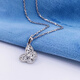 He Ye Exploding Pt950 Platinum Butterfly Car Flower Crushed Ice Pendant Platinum Double-sided Women's Small Tag Platinum Pt950 White Gold Butterfly Pendant Single Pendant 3.05 Grams Width 12mm Height 20mm