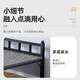 折叠床办公室午休午睡床家用客厅卧室单人床医院陪护床出租屋软床 75CM 双折 便携家用
