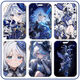 Water God Funinga Card Set Student Campus Card Meal Card Access Control Bus Card Subway Card School Card Certificate Set Hard Card Set [Hot Sale] Funinga z15283 [Card Set + Long Lanyard]