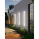 Opuyuanxing Outdoor Wall Lights Минималистский наружный крытый длинная полоса световая вилла забор для забора дверь стена световой двор.
