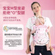 COOKSS Baby Strap recién nacido Baby sosteniendo artefacto Baby Horizontally Hugging Style 1-3 años Simple Multifuncional y liviano Cute oso gris Estilo transpirable