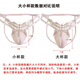 
Zi Jiafu Men's Fake Puppy Twin Underwear Fake Girlfriend Translucent Sexy Thong Sexy Gay Men Disguised Women Hidden JJ Pants Black (Small Cup Style) All Size