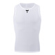YKYW road cycling jersey men's vest base layer sleeveless sweatshirt breathable quick-drying bicycle inner wear white S