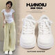 Universal milk fufu white shoes for women 2025 new spring all-match sports and casual shoes for women popular student sneakers