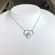 Ya Ge M Jia Tong S925 sterling silver Seiko sea water akoya pearl gourd cloud pendant Mother's Day 520 gift silver gray
