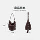 古士旗包包女包2025新款法国奢侈品牌女士斜挎单肩水桶包生日礼物送女友 咖啡色【coffee】
