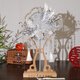 [Rack de ventilateur nanzhu haut de gamme + boîte-cadeau et paquet de sacs cadeaux] Donner des mariées et les meilleurs amis des ventilateurs ronds mariée mariage bricolage fait à la main