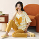 
Cat Man (MiiOW) pajamas for women in summer 2025 new pure cotton short-sleeved thin trousers cartoon cute style home clothing set Skin color love [7A antibacterial and anti-mites] L Recommended weight 100-120 Jin [Jin equals 0.5 kg]