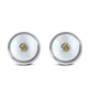Nosskiss White Mother of Pearl French Cuffe Links ACCESSOIRES MELLES CHIRT Decoration Lumière Cadeau d'anniversaire Cadeau Gift Gift Yellow