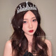 ENRMIIV birthday rhinestone crown headband princess headwear bride wedding crown eighteen year old coming of age ceremony headband children's hair accessories 5# rhinestone crown
