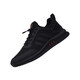 ROOBEN luxury high-end brand men's shoes new sports shoes trendy mesh breathable men's casual shoes work shoes men black 9851 (spot quick delivery) 39