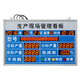 La gestion de la production de la production d'atelier de l'atelier de l'usine XunyingxunPeng LED Electronic Kanban Production Progress Monitoring Plc Worker 800 * 600 * 70 mm Single-17087 Indoor